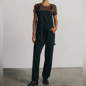 OZMA Black Denim Overalls XS